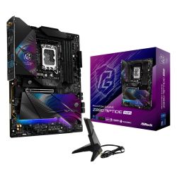 Asrock Z890 RIPTIDE WIFI, Intel Z890, 1851, ATX, 4 DDR5, HDMI, 2 TB4, Wi-Fi 7, 2.5G LAN, RGB, 5x M.2 Asrock Z890 RIPTIDE WIFI, Intel Z890, 1851, ATX, 4 DDR5, HDMI, 2 TB4, Wi-Fi 7, 2.5G LAN, RGB, 5x M.2